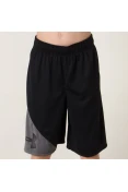BERMUDA UNDER ARMOUR TECH PROTOTYPE INFANTIL - Preto/grafite