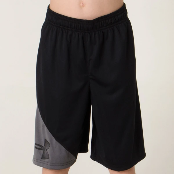 BERMUDA UNDER ARMOUR TECH PROTOTYPE INFANTIL - Preto/grafite