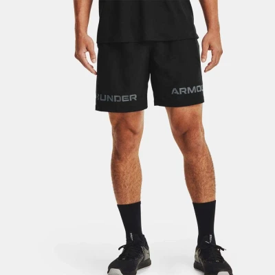 BERMUDA UNDER ARMOUR WOVEN GRAPHIC MASCULINA - Preto