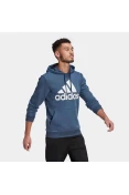 BLUAO ADIDAS MOLETON ESSENTIALS BIG LOGO MASCULINO - Azul/branco BLUAO ADIDAS MOLETON ESSENTIALS BIG LOGO MASCULINO - Azul/branco