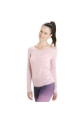 BLUSA ADIDAS MANGA LONGA FEMININA - Rosa