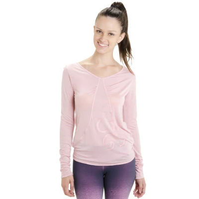 BLUSA ADIDAS MANGA LONGA FEMININA - Rosa