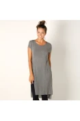 BLUSA ALONGADA COLCCI FEMININA - Cinza