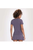 BLUSA BASIC LIVE HOLOGRAPHIC FEMININA - Roxo