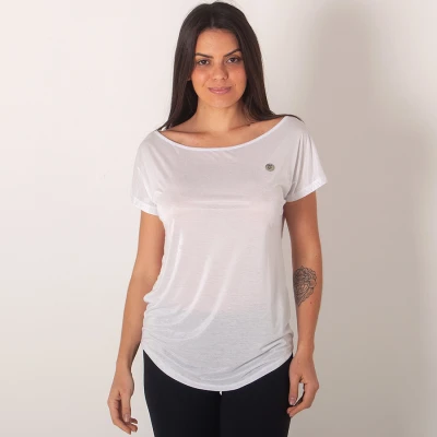 BLUSA COLCCI GOLA CANOA FEMININA - Branco