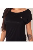 BLUSA COLCCI GOLA CANOA FEMININA - Preto