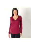 BLUSA COLCCI MANGA LONGA FEMININA - Bordo
