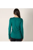BLUSA COLCCI MANGA LONGA FEMININA - Verde