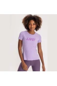 BLUSA LIVE CO2 ESSENTIAL FEMININA - Lilas