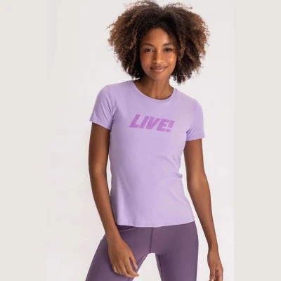 BLUSA LIVE CO2 ESSENTIAL FEMININA - Lilas BLUSA LIVE CO2 ESSENTIAL FEMININA - Lilas
