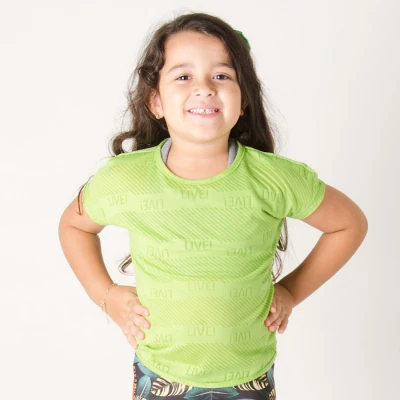 BLUSA LIVE COLOR CRUSH INFANTIL - Verde