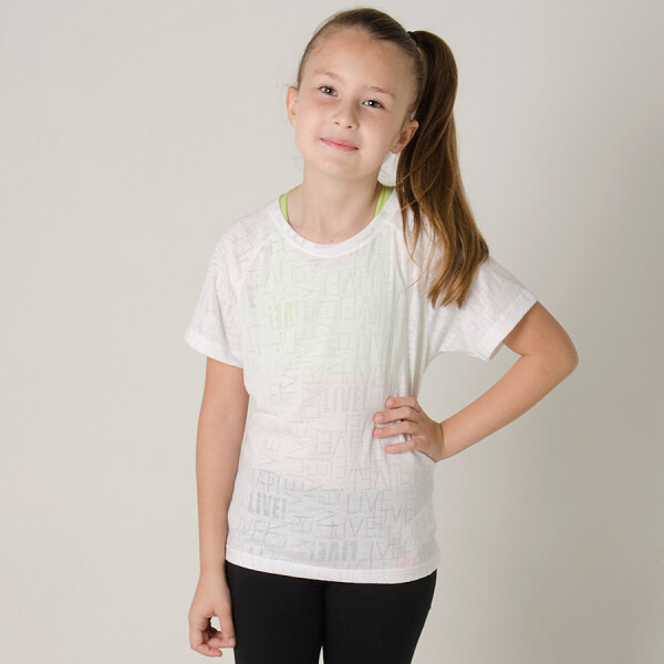 BLUSA LIVE SPECIAL INFANTIL - Branco