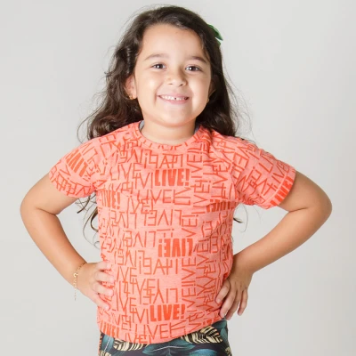 BLUSA LIVE SPECIAL INFANTIL - Laranja