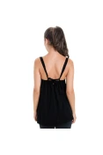 BLUSA TIMBERLAND COM ALÇAS BÁSICAS FEMININA - Preto