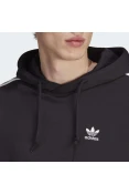 BLUSÂO ADIDAS 3-STRIPES HOODY MASCULINO - Preto/branco BLUSÂO ADIDAS 3-STRIPES HOODY MASCULINO - Preto/branco