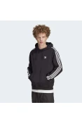 BLUSÂO ADIDAS 3-STRIPES HOODY MASCULINO - Preto/branco BLUSÂO ADIDAS 3-STRIPES HOODY MASCULINO - Preto/branco