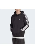 BLUSÂO ADIDAS 3-STRIPES HOODY MASCULINO - Preto/branco BLUSÂO ADIDAS 3-STRIPES HOODY MASCULINO - Preto/branco