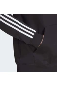 BLUSÂO ADIDAS 3-STRIPES HOODY MASCULINO - Preto/branco BLUSÂO ADIDAS 3-STRIPES HOODY MASCULINO - Preto/branco