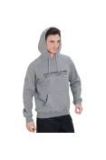 BLUSÃO ADIDAS 911 G CAPUZ MASCULINO - Cinza/preto