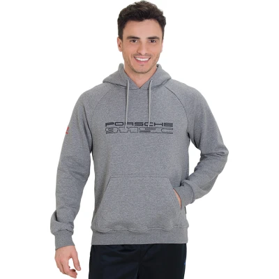 BLUSÃO ADIDAS 911 G CAPUZ MASCULINO - Cinza/preto BLUSÃO ADIDAS 911 G CAPUZ MASCULINO - Cinza/preto