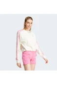 BLUSÂO ADIDAS ALL OVER PRINT FEMININO - Bege/rosa BLUSÂO ADIDAS ALL OVER PRINT FEMININO - Bege/rosa