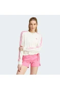 BLUSÂO ADIDAS ALL OVER PRINT FEMININO - Bege/rosa BLUSÂO ADIDAS ALL OVER PRINT FEMININO - Bege/rosa