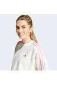 BLUSÂO ADIDAS ALL OVER PRINT FEMININO - Bege/rosa BLUSÂO ADIDAS ALL OVER PRINT FEMININO - Bege/rosa