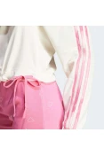 BLUSÂO ADIDAS ALL OVER PRINT FEMININO - Bege/rosa BLUSÂO ADIDAS ALL OVER PRINT FEMININO - Bege/rosa