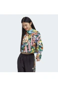 BLUSÃO ADIDAS AOP SWT FEMININO - Azul/laranja BLUSÃO ADIDAS AOP SWT FEMININO - Azul/laranja
