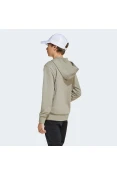 BLUSÃO ADIDAS BIG LOGO ES C/CAPUZ INFANTIL - Verde/branco