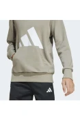 BLUSÃO ADIDAS BIG LOGO ES C/CAPUZ INFANTIL - Verde/branco