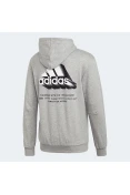 BLUSÃO ADIDAS CAPUZ ESTAMPADO MUST HAVES MASCULINO - Cinza BLUSÃO ADIDAS CAPUZ ESTAMPADO MUST HAVES MASCULINO - Cinza