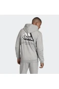 BLUSÃO ADIDAS CAPUZ ESTAMPADO MUST HAVES MASCULINO - Cinza BLUSÃO ADIDAS CAPUZ ESTAMPADO MUST HAVES MASCULINO - Cinza
