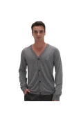 BLUSÃO ADIDAS CARDIGAN SY KNIT MASCULINO - Cinza