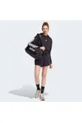 BLUSÃO ADIDAS CROPPED COM CAPUZ 3S FEMININO - Preto