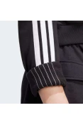 BLUSÃO ADIDAS CROPPED COM CAPUZ 3S FEMININO - Preto BLUSÃO ADIDAS CROPPED COM CAPUZ 3S FEMININO - Preto