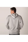 BLUSÃO ADIDAS ESSENTIALS 3 STRIPES MASCULINO - Cinza/preto BLUSÃO ADIDAS ESSENTIALS 3 STRIPES MASCULINO - Cinza/preto