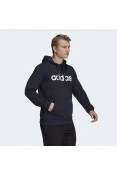 BLUSÃO ADIDAS ESSENTIALS LINEAR COM CAPUZ MASCULINO - Marinho/branco