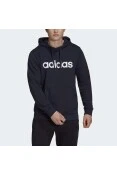 BLUSÃO ADIDAS ESSENTIALS LINEAR COM CAPUZ MASCULINO - Marinho/branco
