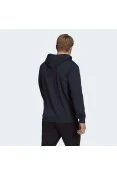 BLUSÃO ADIDAS ESSENTIALS LINEAR COM CAPUZ MASCULINO - Marinho/branco
