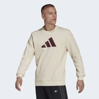 BLUSÃO ADIDAS FUTURE ICON MASCULINO - Bege/bordo BLUSÃO ADIDAS FUTURE ICON MASCULINO - Bege/bordo