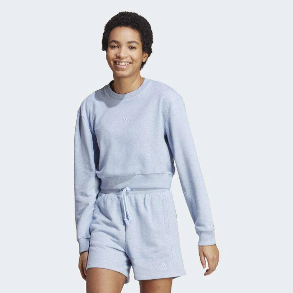 BLUSÃO ADIDAS MOLETOM ALL SZN FEMININO - Azul BLUSÃO ADIDAS MOLETOM ALL SZN FEMININO - Azul