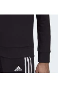 BLUSÃO ADIDAS MOLETOM CAPUZ ESSENTIALS RELAXED FEMININO - Preto/branco