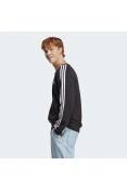 BLUSÃO ADIDAS MOLETOM ESSENTIAL 3 STRIPES MASCULINO - Preto/branco BLUSÃO ADIDAS MOLETOM ESSENTIAL 3 STRIPES MASCULINO - Preto/branco