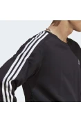 BLUSÃO ADIDAS MOLETOM ESSENTIAL 3 STRIPES MASCULINO - Preto/branco BLUSÃO ADIDAS MOLETOM ESSENTIAL 3 STRIPES MASCULINO - Preto/branco