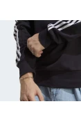 BLUSÃO ADIDAS MOLETOM ESSENTIAL 3 STRIPES MASCULINO - Preto/branco BLUSÃO ADIDAS MOLETOM ESSENTIAL 3 STRIPES MASCULINO - Preto/branco
