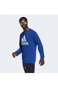 BLUSÃO ADIDAS MOLETOM ESSENTIALS BIG LOGO MASCULINO - Azul/branco BLUSÃO ADIDAS MOLETOM ESSENTIALS BIG LOGO MASCULINO - Azul/branco