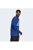 BLUSÃO ADIDAS MOLETOM ESSENTIALS BIG LOGO MASCULINO - Azul/branco BLUSÃO ADIDAS MOLETOM ESSENTIALS BIG LOGO MASCULINO - Azul/branco