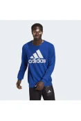 BLUSÃO ADIDAS MOLETOM ESSENTIALS BIG LOGO MASCULINO - Azul/branco BLUSÃO ADIDAS MOLETOM ESSENTIALS BIG LOGO MASCULINO - Azul/branco