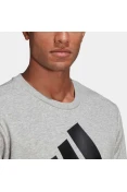 BLUSÃO ADIDAS MOLETOM ESSENTIALS BIG LOGO MASCULINO - Cinza